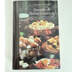 Readers Digest Secrets of Better Cooking Vintage Hardcover Cookbook Treasury
